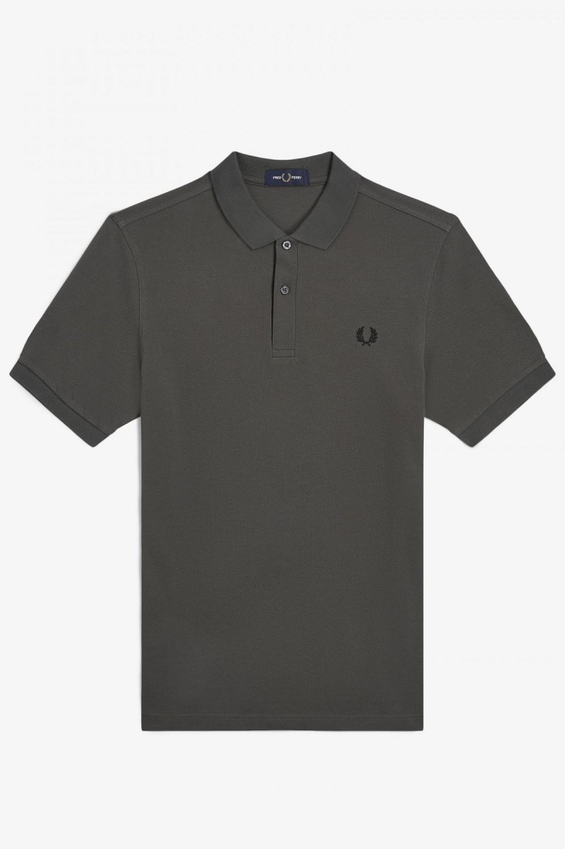 Fred Perry Shirt Fred Perry M6000 Homme Vert Noir | MFRFT94204