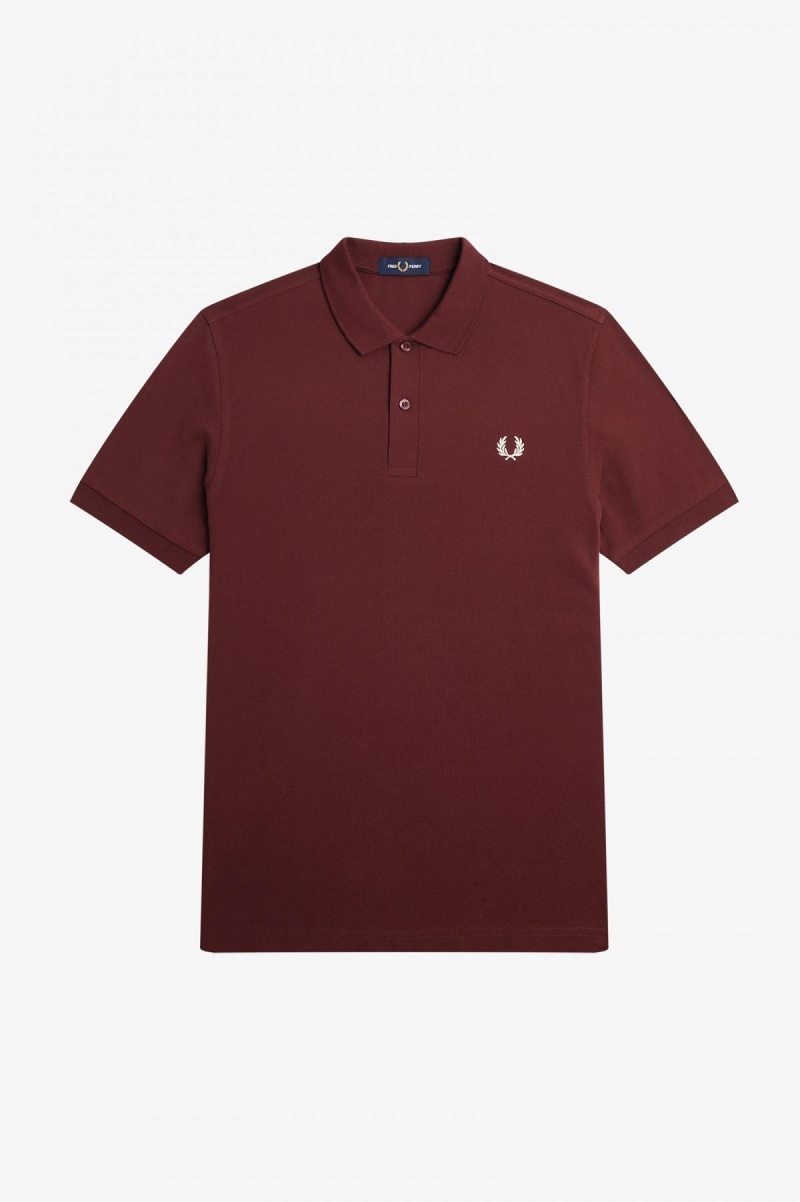 Fred Perry Shirt Fred Perry M6000 Homme Oxblood / Ecru | FRQCS80959