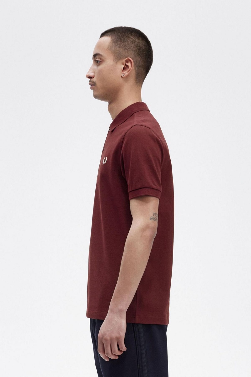 Fred Perry Shirt Fred Perry M6000 Homme Oxblood / Ecru | FRQCS80959