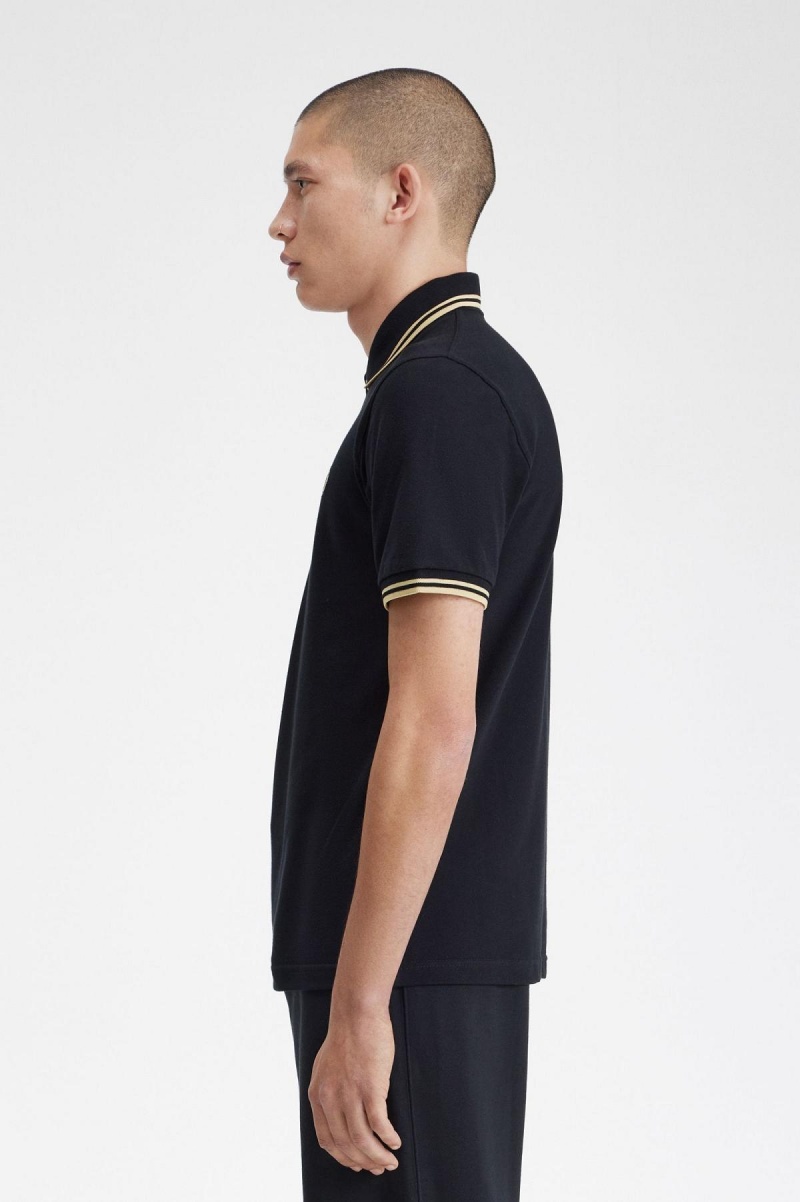 Fred Perry Shirt Fred Perry Makati M12 Homme Noir | EFRHC23872