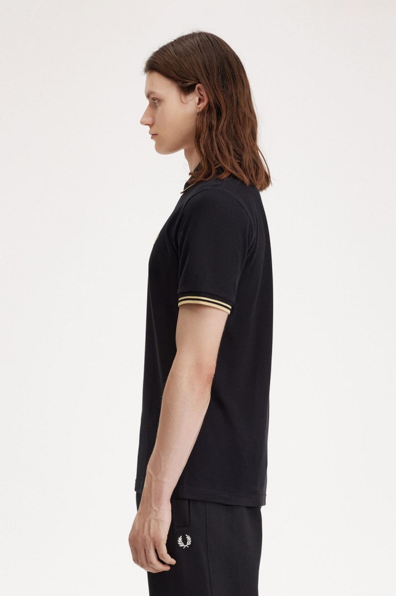 Fred Perry Shirt Fred Perry Osaka M12 Homme Noir | FRDFL59872