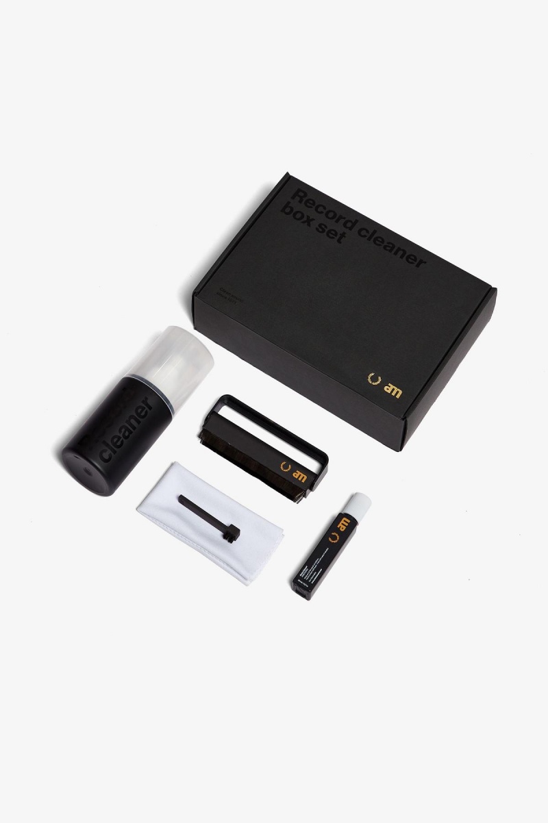 Lifestyle Fred Perry Record Cleaner Set Accessories Noir | SFRVO80855