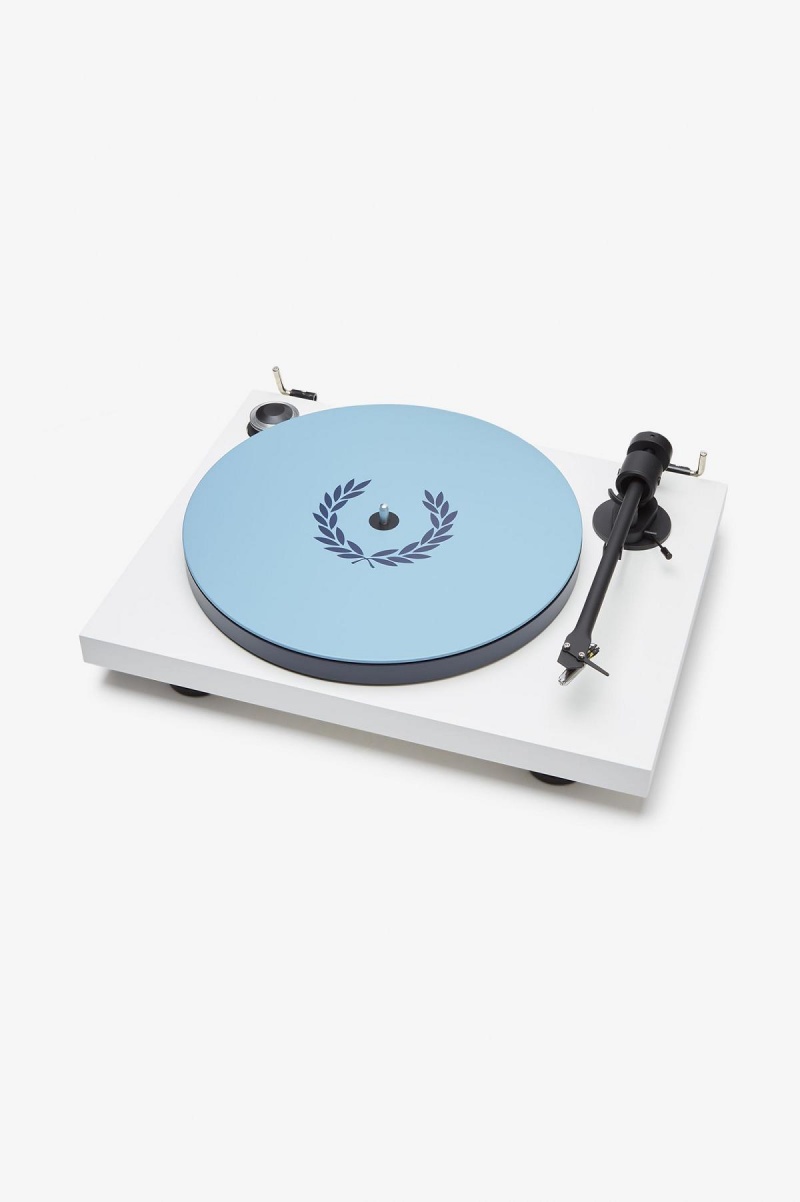 Lifestyle Fred Perry Record Deck Accessories Blanche Bleu Marine | LFRSX93983