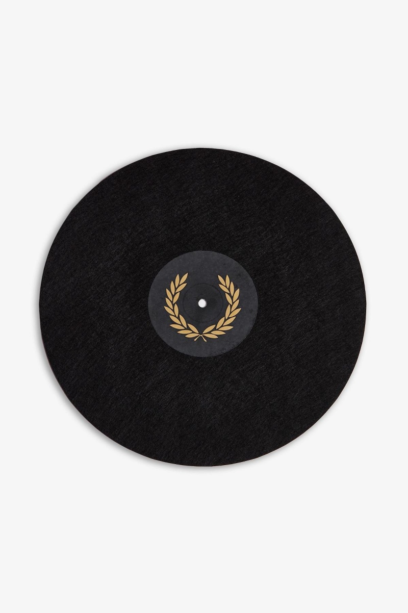 Lifestyle Fred Perry Vinyl Slip Mat Accessories Noir | QFRWA96458