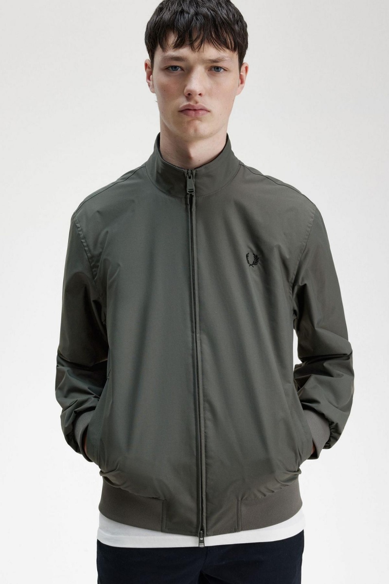 Manteaux Fred Perry Brentham Homme Vert | FRJVR62848