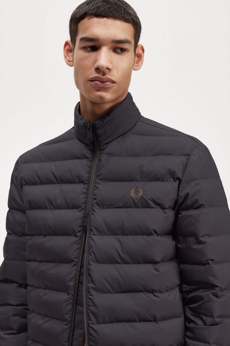 Manteaux Fred Perry Insulated Homme Noir | BFRSD62044