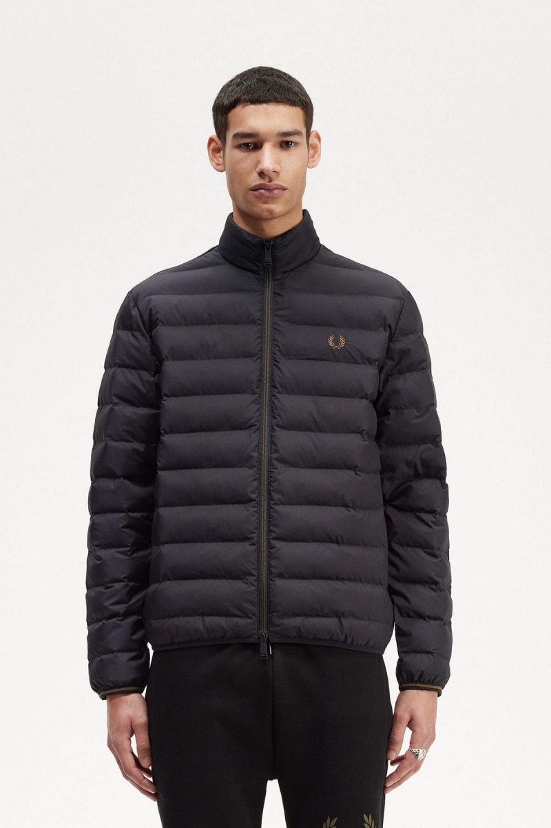 Manteaux Fred Perry Insulated Homme Noir | BFRSD62044