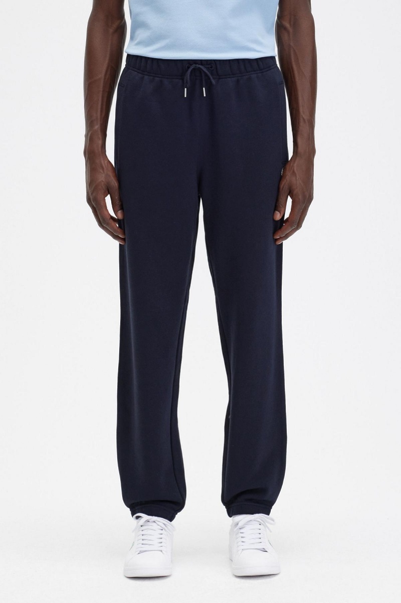 Pantalons Fred Perry Loopback Sweatpant Homme Bleu Marine | ZFRMJ60682