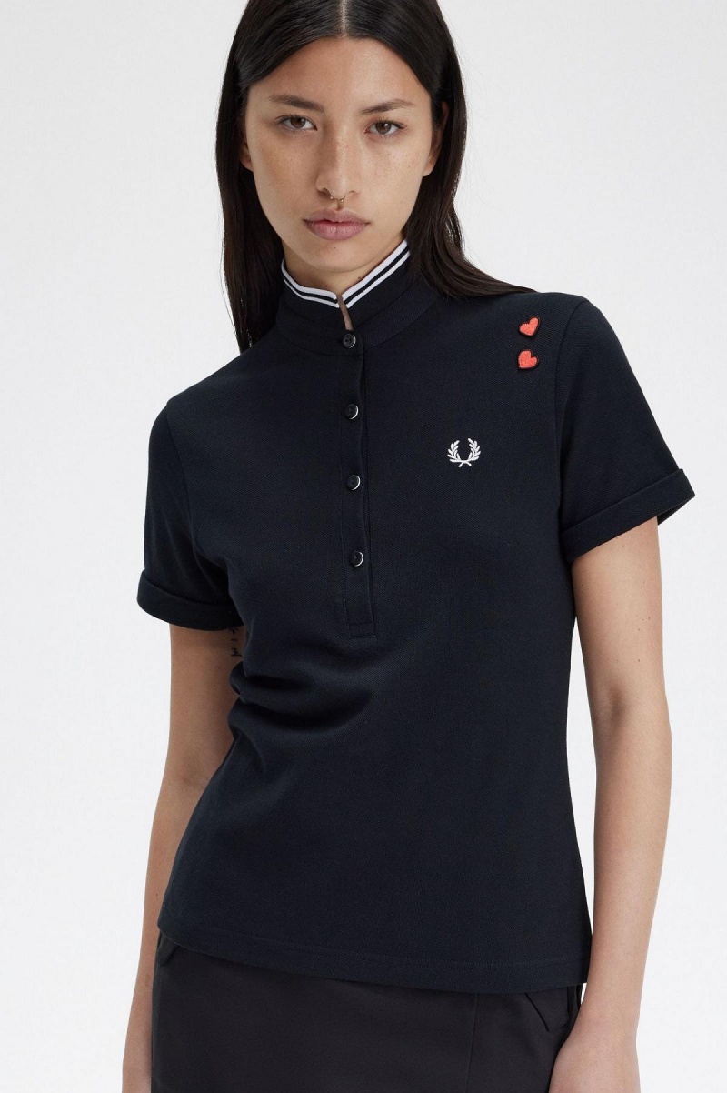 Polos Fred Perry Amy Fred Perry Femme Noir | FRFRX39854