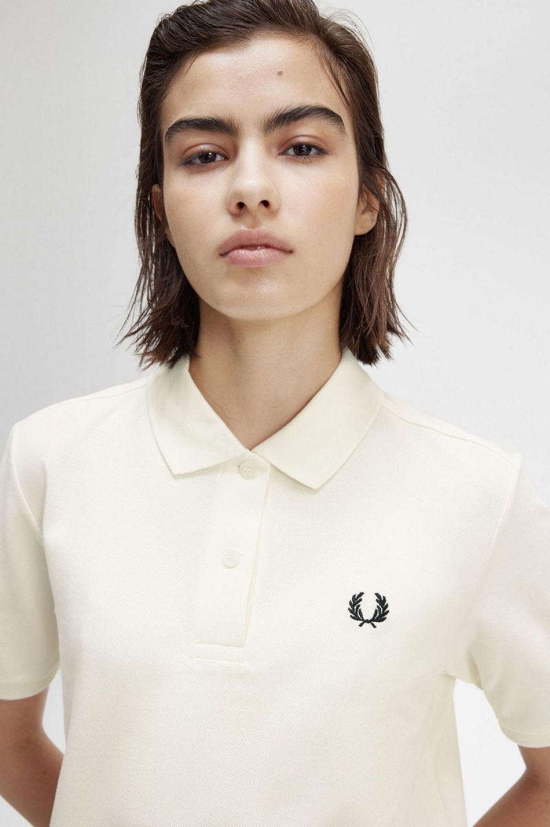 Polos Fred Perry G6000 Femme Noir | TFRPQ33910