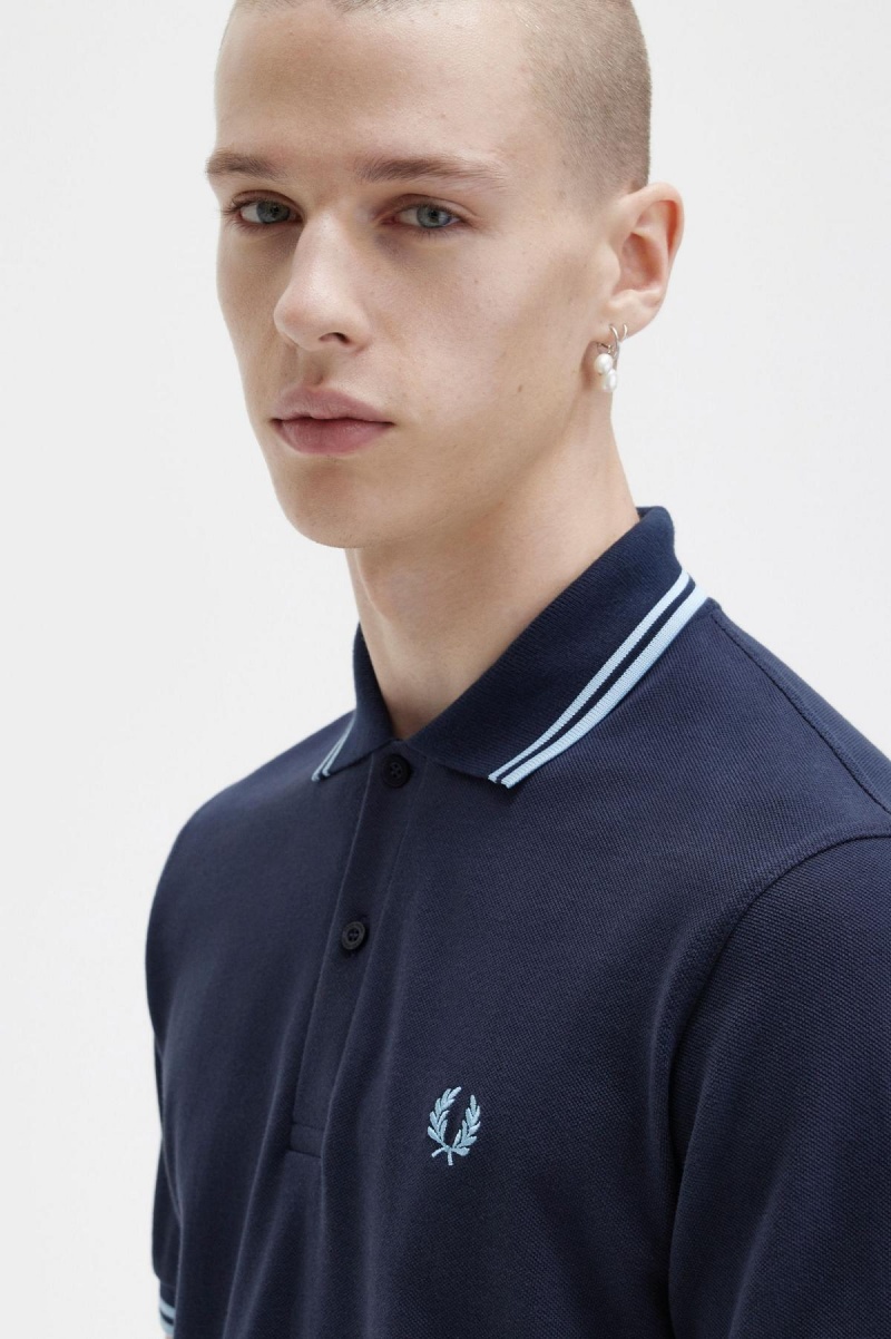 Polos Fred Perry M12 Homme Bleu Marine | DFRVO19401