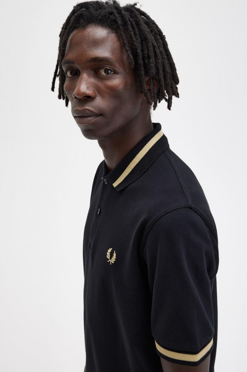 Polos Fred Perry M2 Homme Noir | FRZPD71510