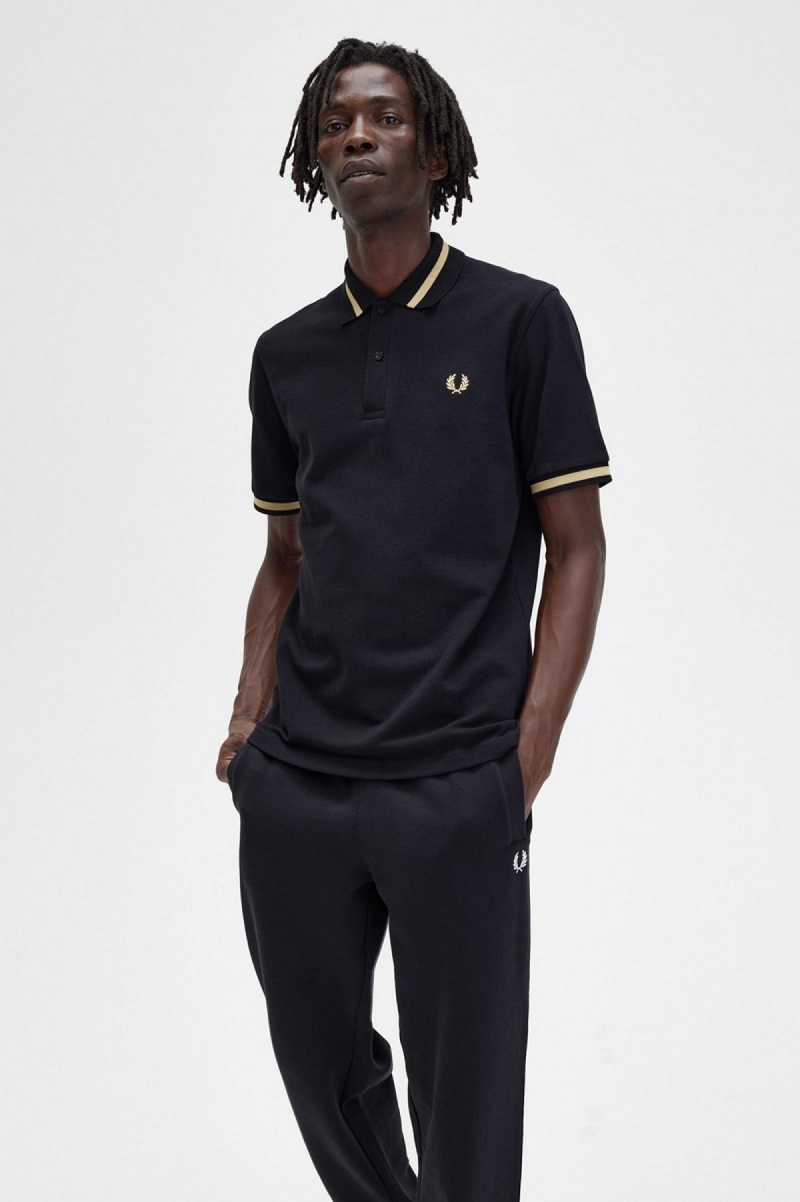 Polos Fred Perry M2 Homme Noir | FRZPD71510