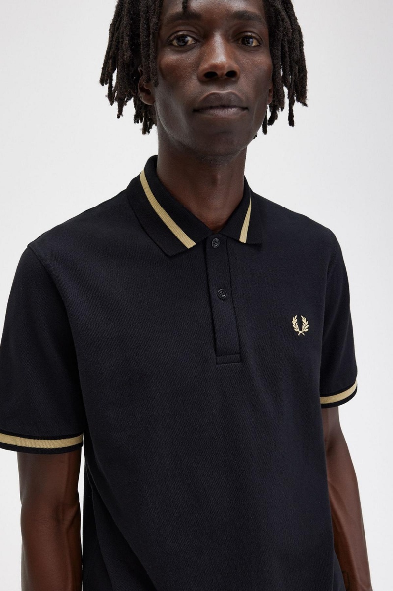 Polos Fred Perry M2 Homme Noir | FRZPD71510