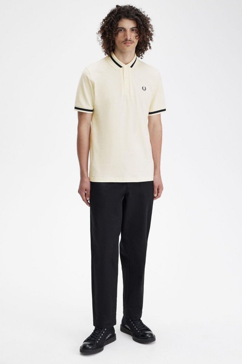 Polos Fred Perry M2 Homme Noir | ZFRNQ91972