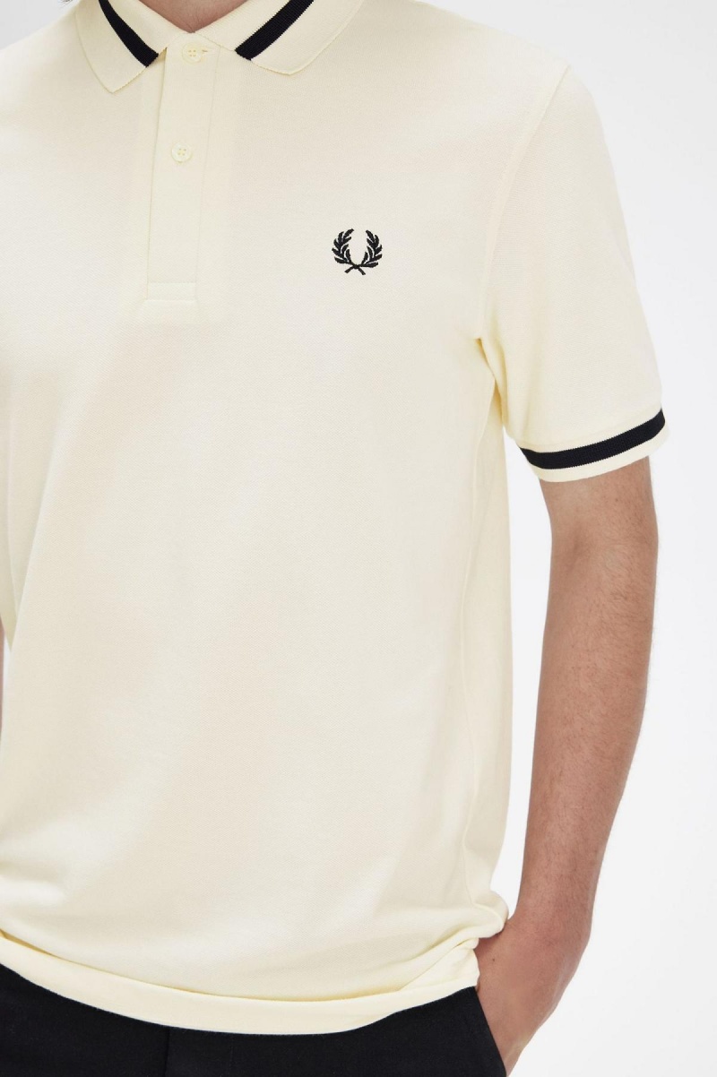 Polos Fred Perry M2 Homme Noir | ZFRNQ91972