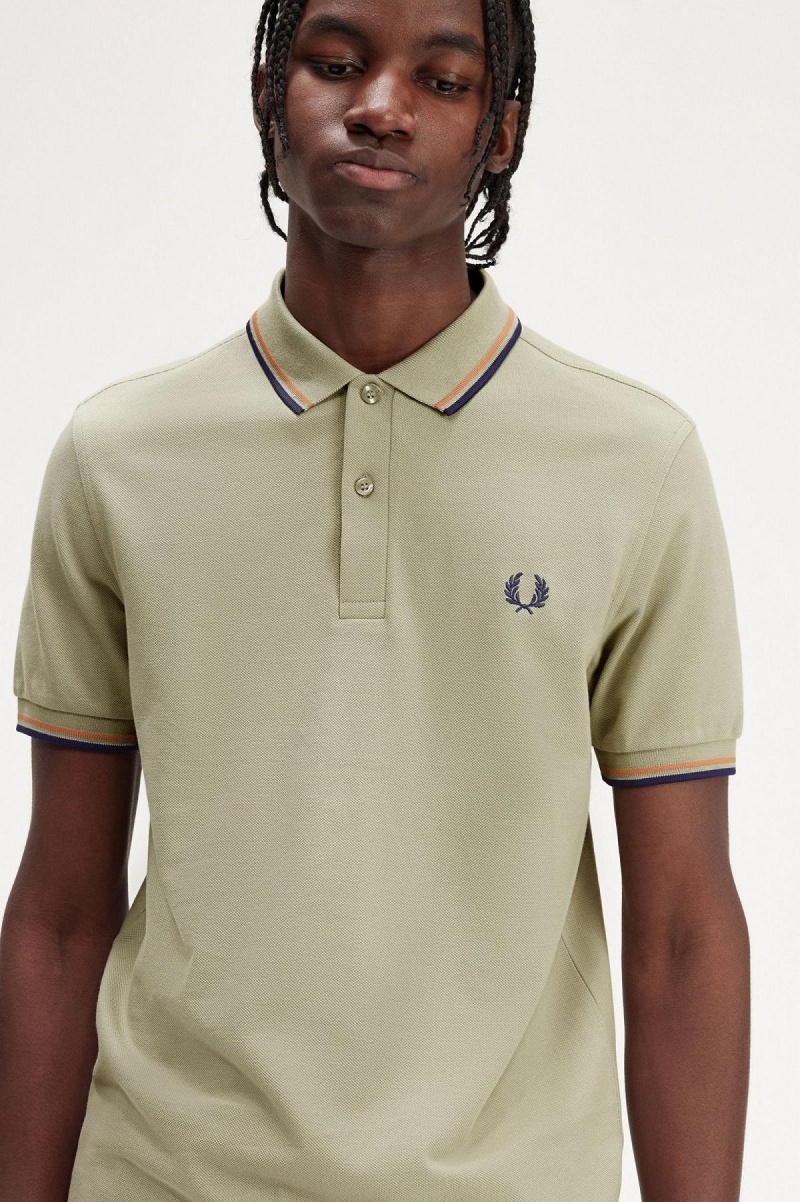 Polos Fred Perry M3600 Homme Noir Bleu Marine | MFRHR66478