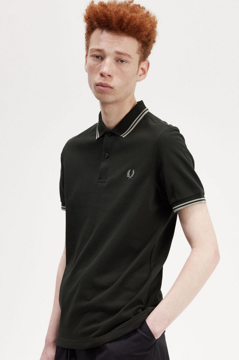 Polos Fred Perry M3600 Homme Vert | FRIIZ45720