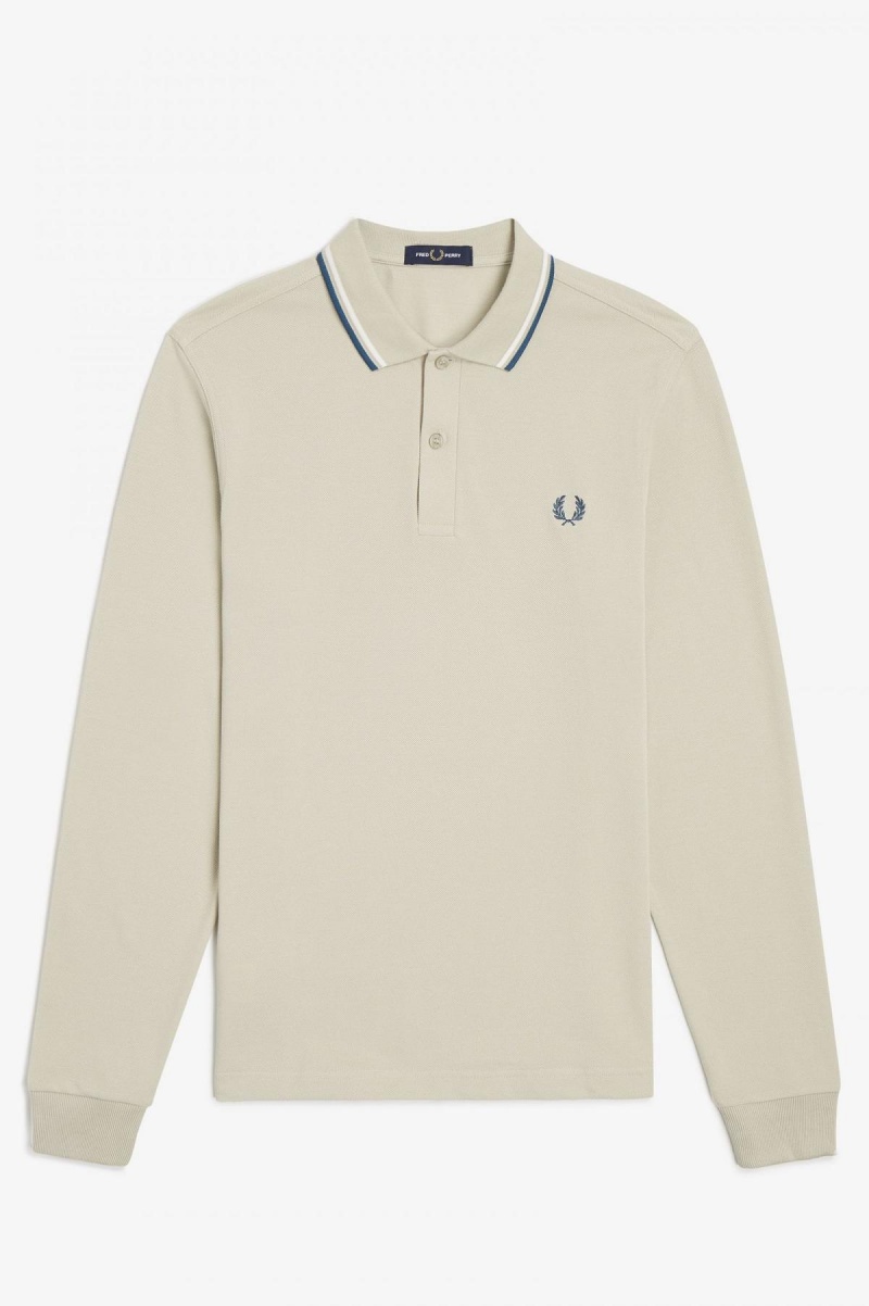 Polos Fred Perry M3636 Homme Noir Blanche Bleu | SFRVO21077