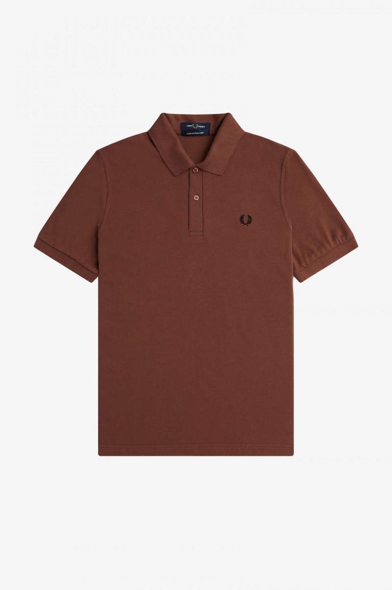 Polos Fred Perry M3 Homme Marron Noir | EFRVG29274