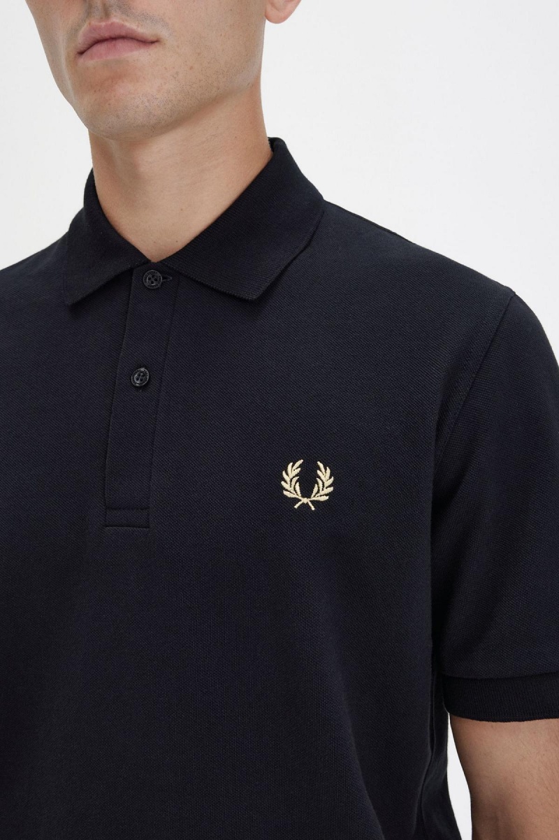 Polos Fred Perry M3 Homme Noir | FRCIF69332