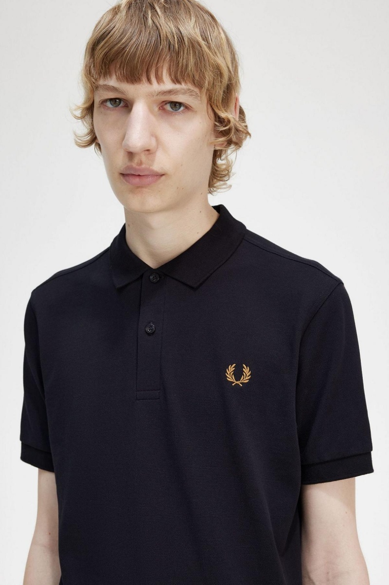 Polos Fred Perry M6000 Homme Bleu Marine Noir | FRDYB97695