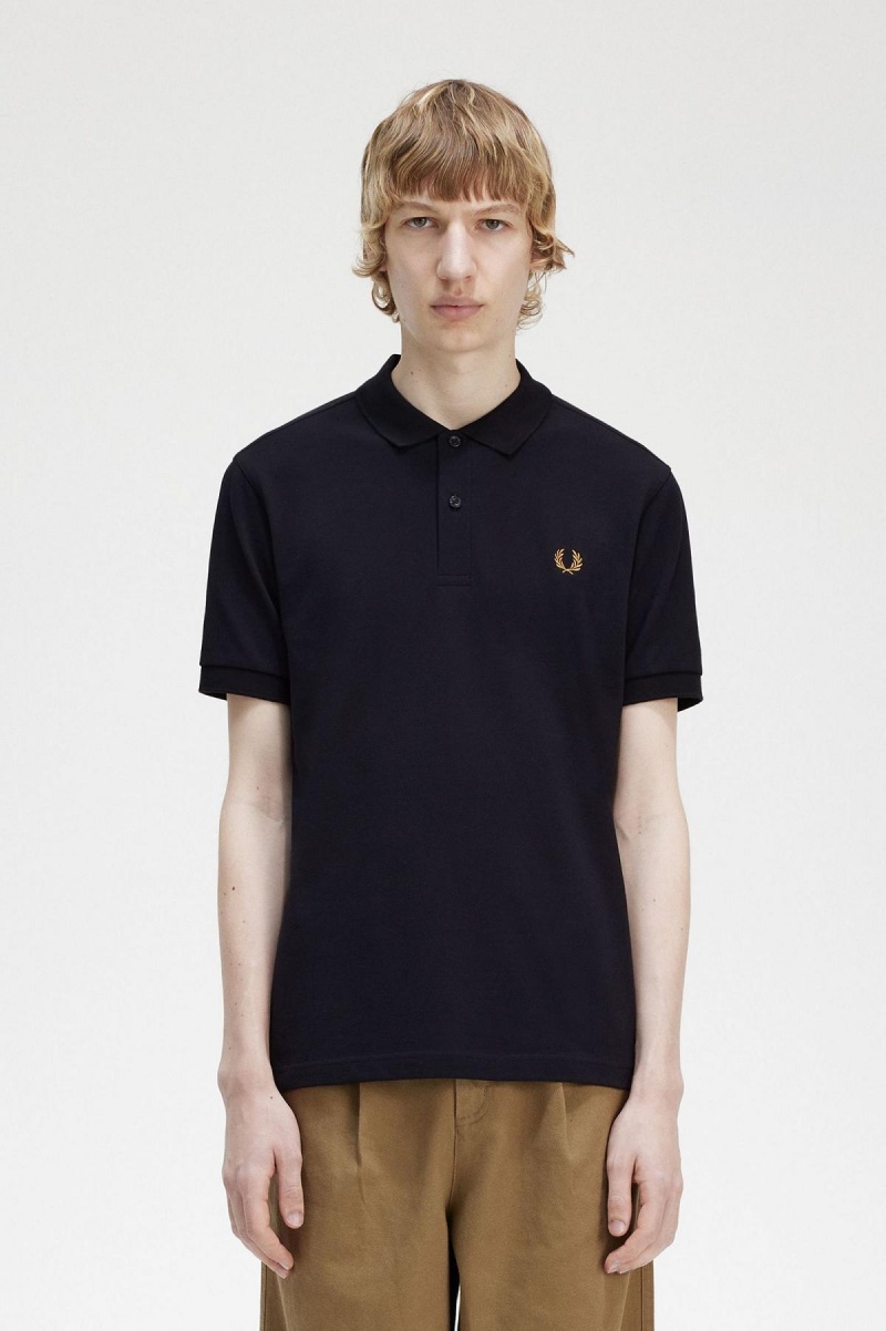 Polos Fred Perry M6000 Homme Bleu Marine Noir | FRDYB97695