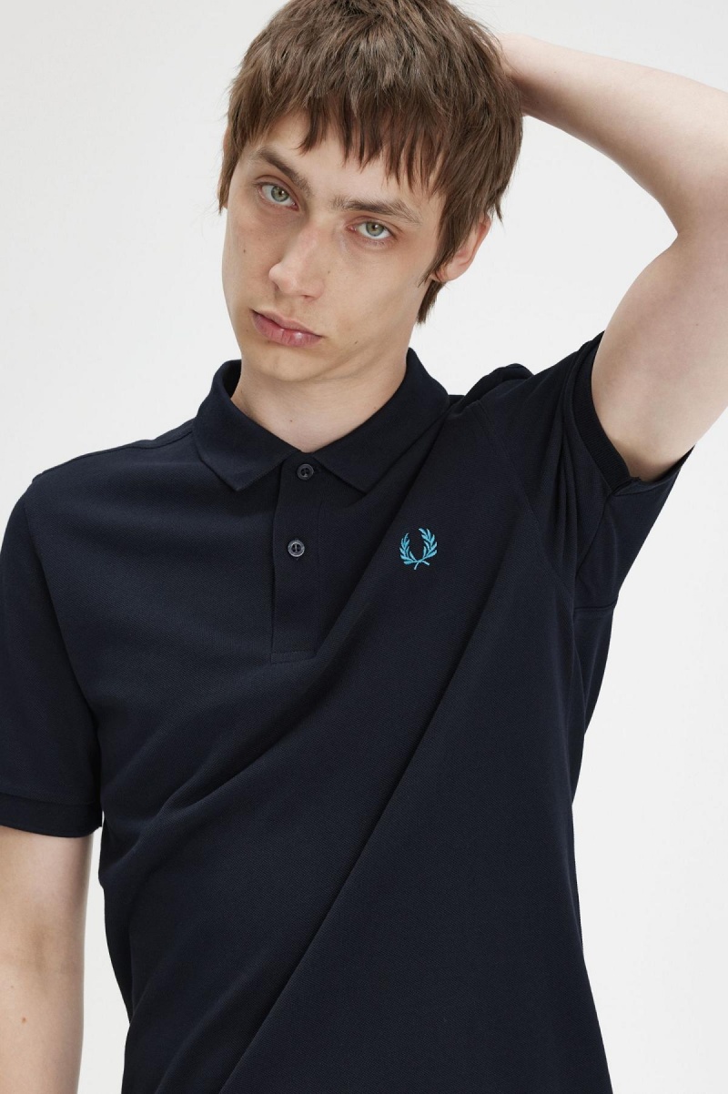 Polos Fred Perry M6000 Homme Bleu Marine Bleu | YFRGT59989