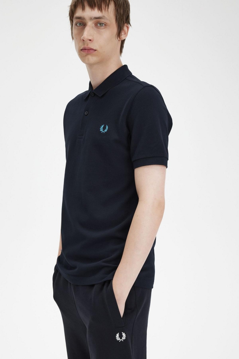 Polos Fred Perry M6000 Homme Bleu Marine Bleu | YFRGT59989