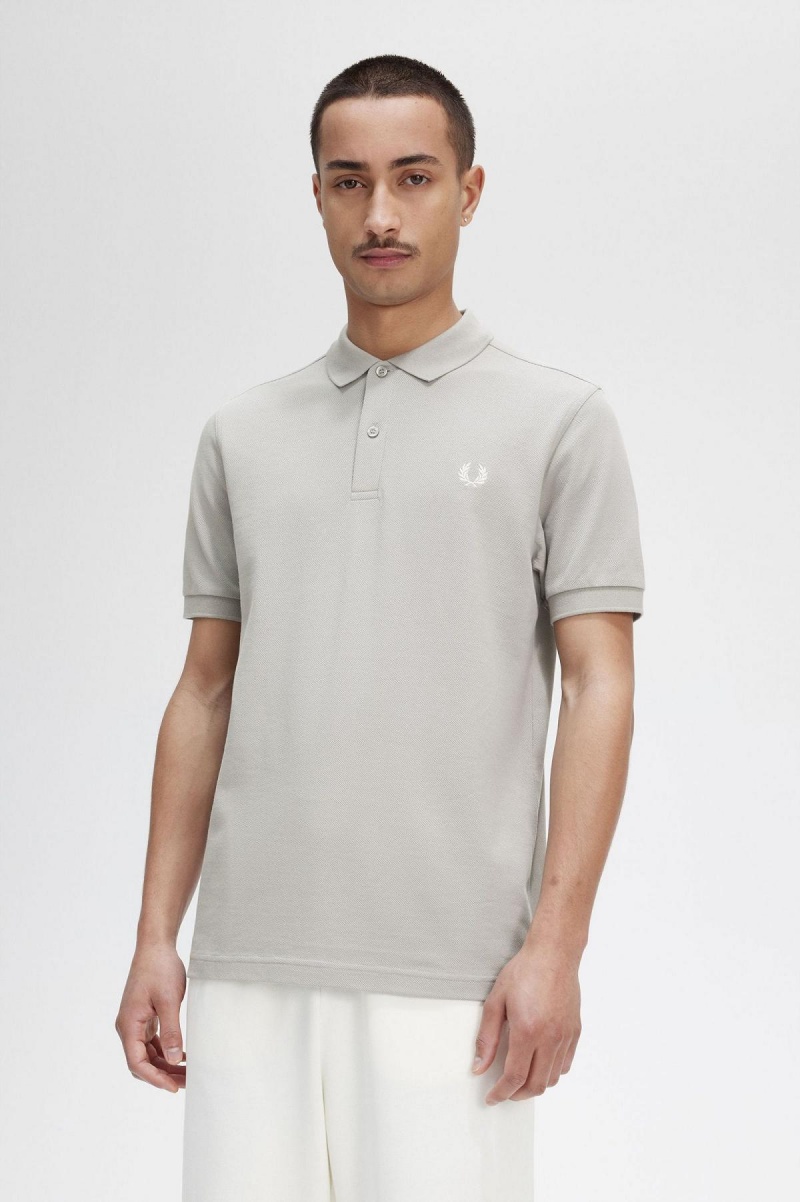 Polos Fred Perry M6000 Homme Limestone / Ecru | FRQAV16395