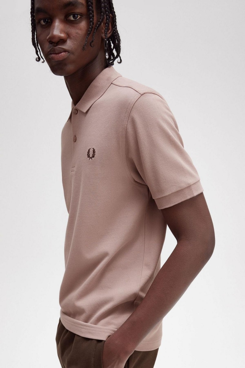 Polos Fred Perry M6000 Homme Rose Foncé | PFRQX71644