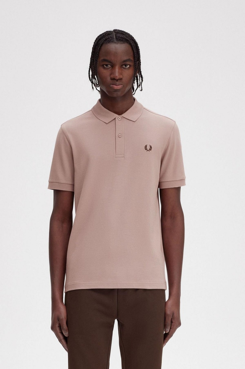 Polos Fred Perry M6000 Homme Rose Foncé | PFRQX71644