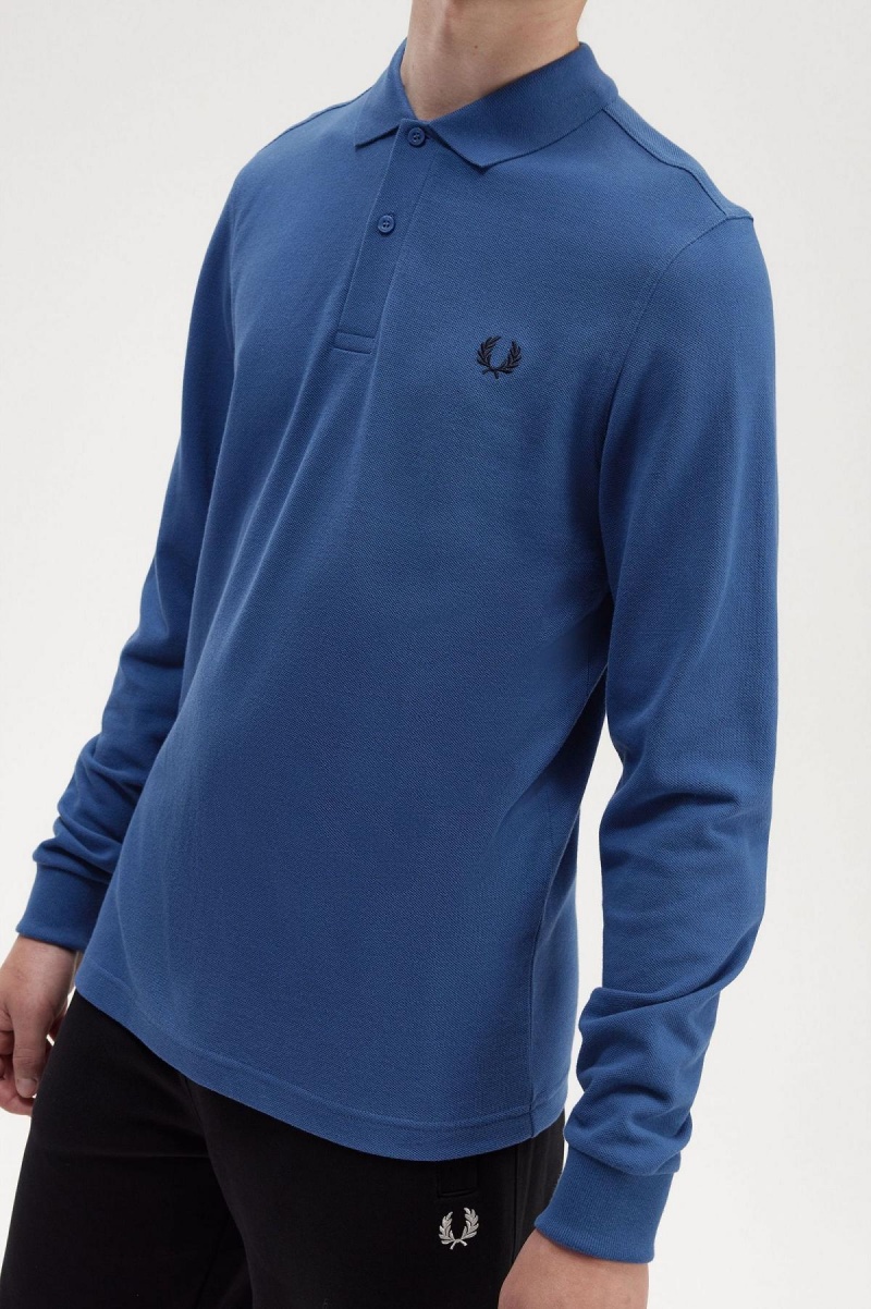 Polos Fred Perry M6006 Homme Bleu | SFRVO89476