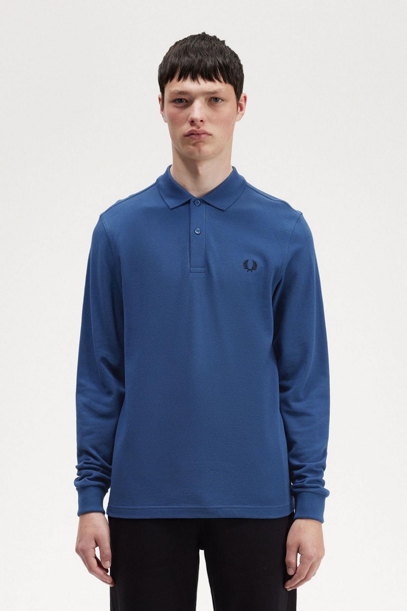 Polos Fred Perry M6006 Homme Bleu | SFRVO89476