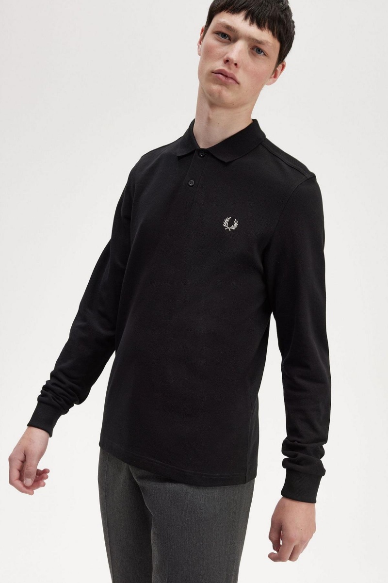 Polos Fred Perry M6006 Homme Noir | BFRSO43075