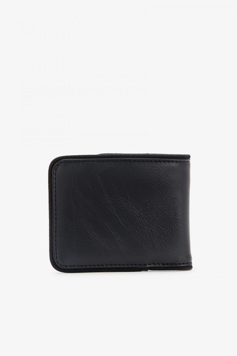 Portefeuille Fred Perry Tonal Billfold Accessories Noir | QFRWA44090