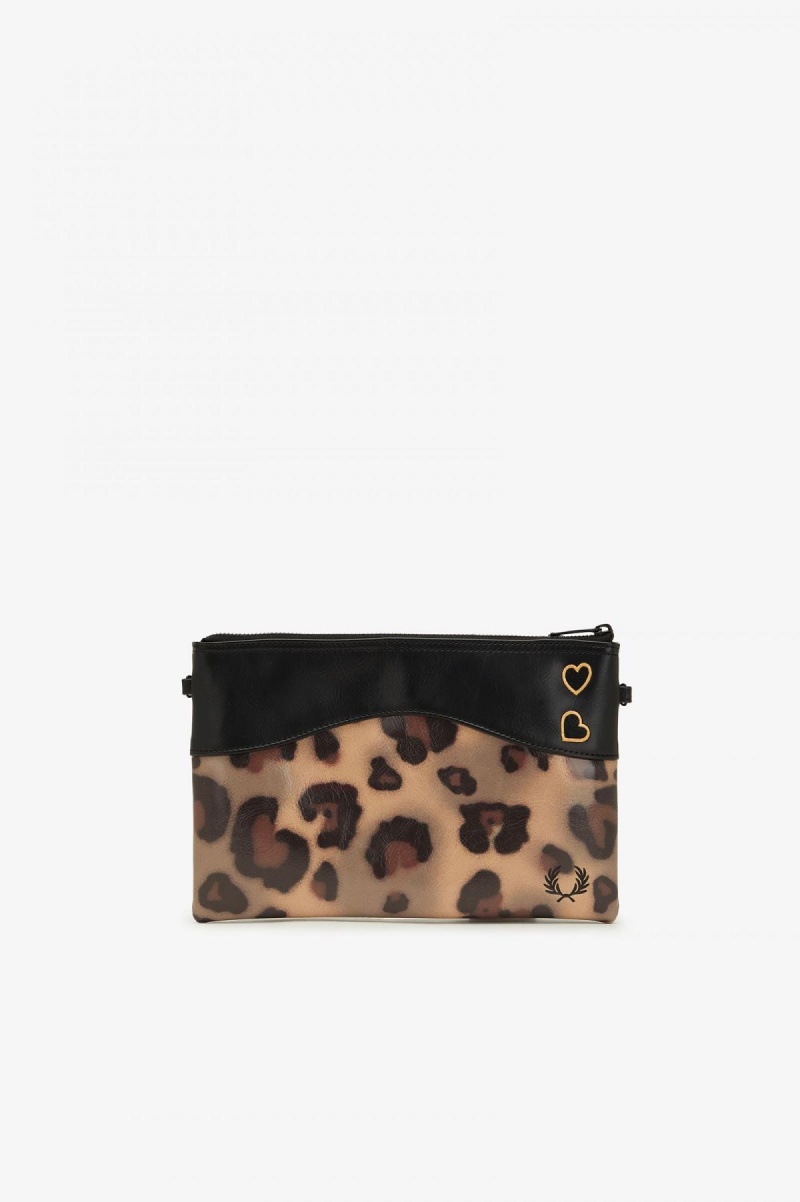 Sac Fred Perry Leopard Print Side Accessories Leopard | LFRTR67681