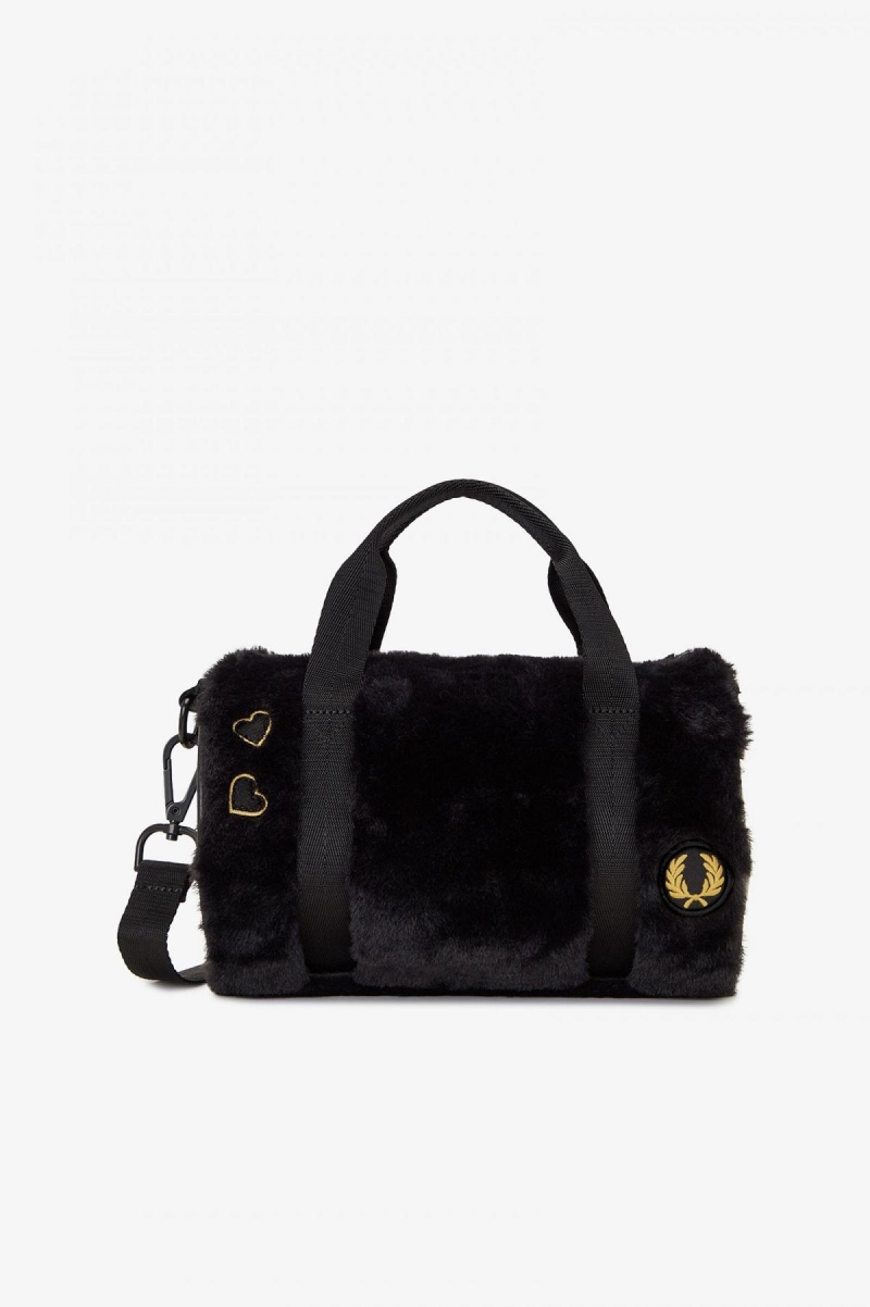 Sac Fred Perry Mini Barrel Accessories Noir | FRDFL25393