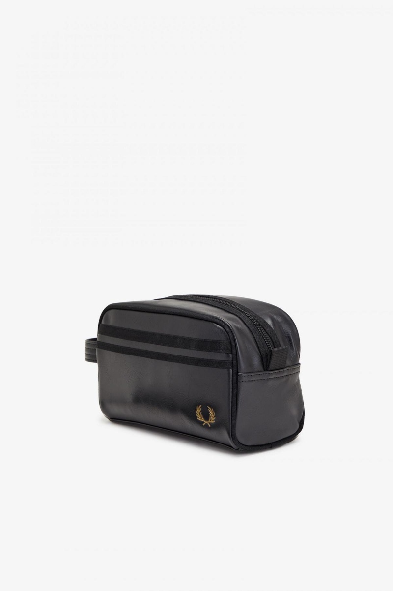 Sac Fred Perry Tonal Wash Accessories Noir | UFRTG87753