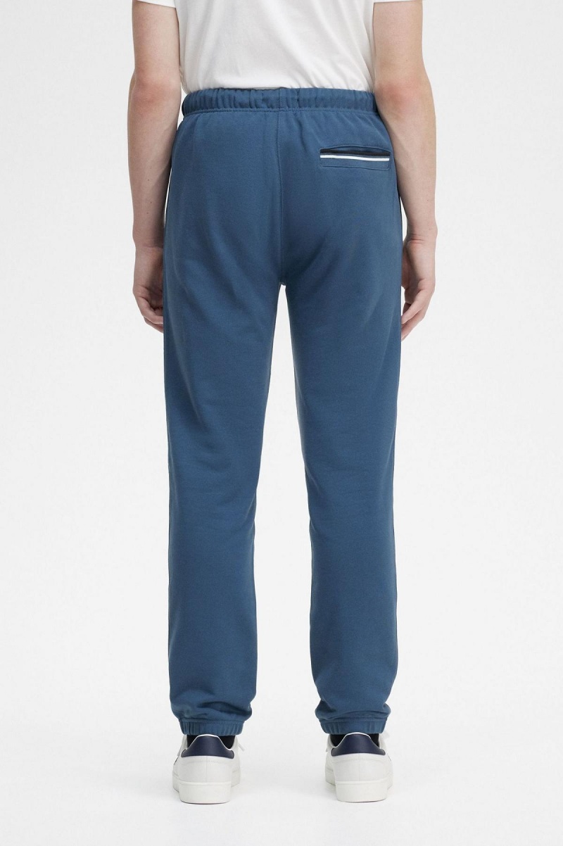 Survêtement Fred Perry Loopback Sweatpants Homme Bleu | FRFRX76054