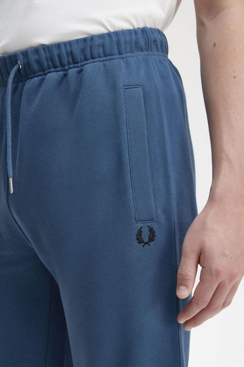 Survêtement Fred Perry Loopback Sweatpants Homme Bleu | FRFRX76054