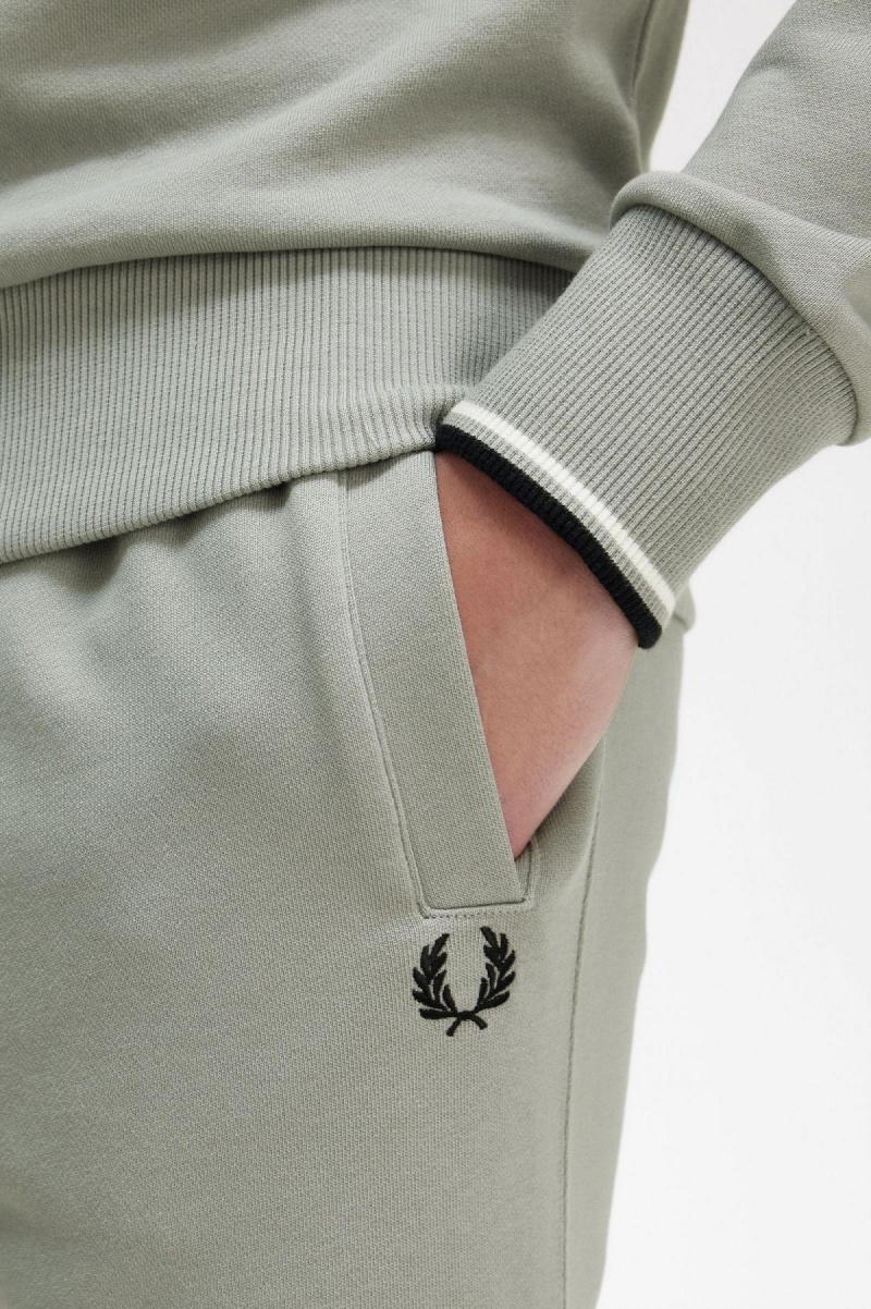 Sweats Fred Perry Half Zip Homme Limestone | SFRNY23524