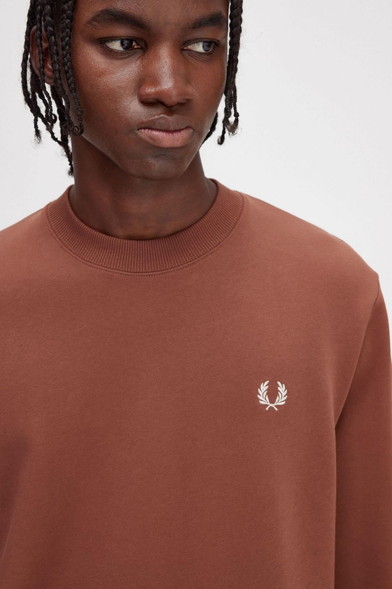 Sweats Fred Perry Rave Graphique Homme Marron | FFRHY26574