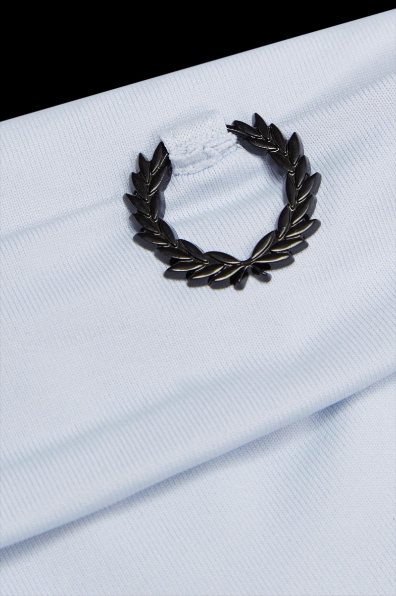 T Shirts Fred Perry Laurel Wreath Detail Roll Neck Homme Bleu | FRIIZ16021